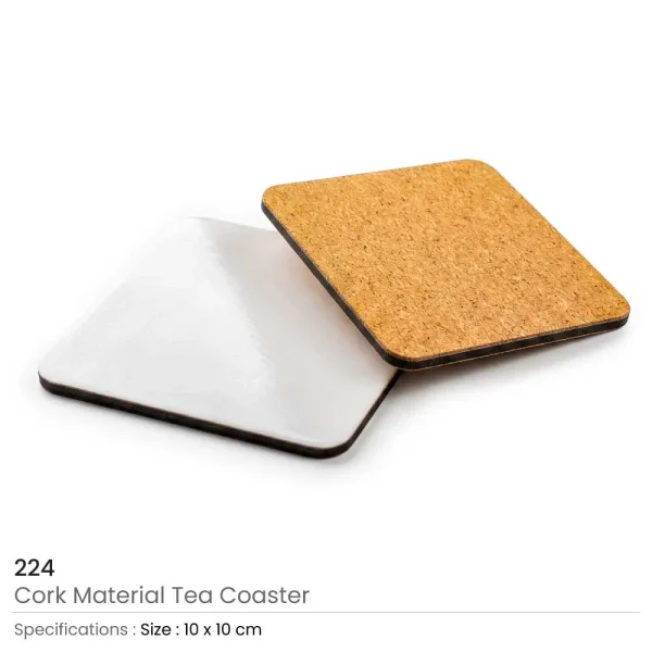Cork Tea Coasters | Hardboard Coasters Printing