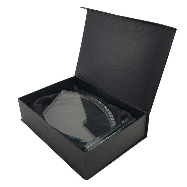 Engraved Leaf Crystal Awards