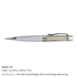 Crystal Metal Ballpoint Pens