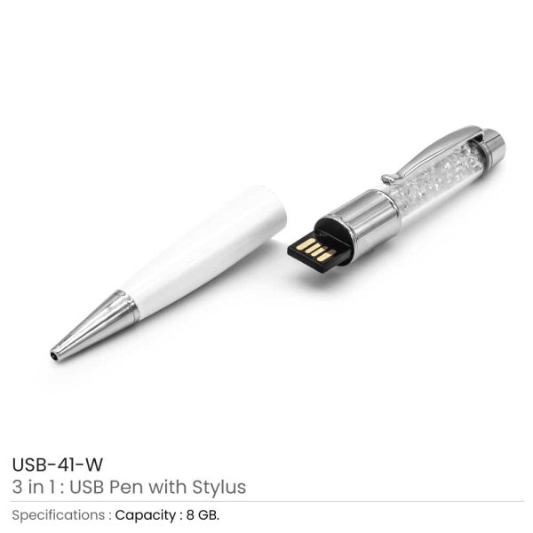Crystal Pen USB | Stylus Pen with USB | Promo Pens - Image 3