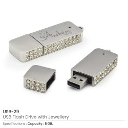 Crystal Studded USB | Special Personalized Gifts
