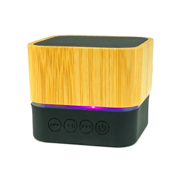 Cube Bamboo Bluetooth Speaker | Speakers Branding