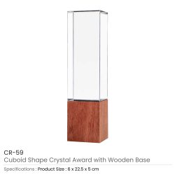 Cuboid-Shape-Crystal-Awards-with-Wooden-Base-CR-59-250x250-1.jpg Cuboid Shaped Crystal Awards with Wooden Base