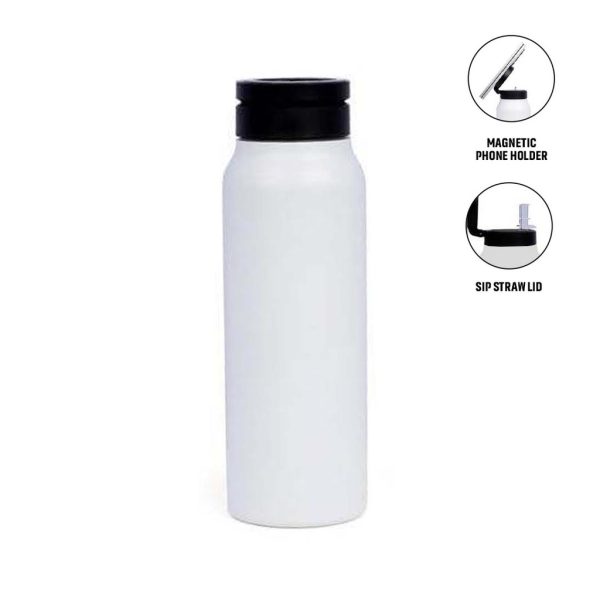DWGL-3258-FERRO-Giftology-Magnetic-Phone-Holder-Water-Bottle-760ml-Whiteunique4486424 FERRO - Giftology Magnetic Phone Holder Water Bottle 760ml - White