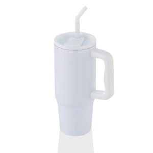 DWHL-3180-BERN-Recycled-Stainless-Steel-Tumbler-with-Reusable-Straw-Whiteunique4d1ca6f BERN - Recycled Stainless Steel Tumbler with Reusable Straw - White