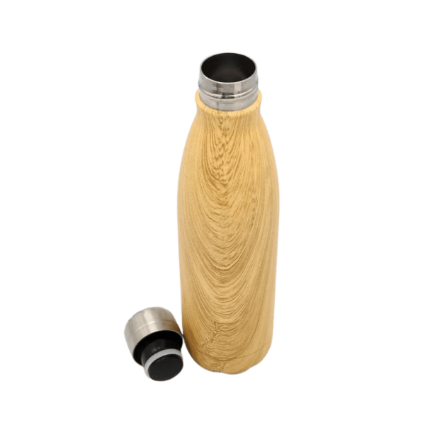 DWHL-409-GEYER-Hans-Larsen-Stainless-Steel-Water-Bottle-with-Wood-Print-Yellowunique88863b5 GEYER - Hans Larsen Stainless Steel Water Bottle with Wood Print - Yellow