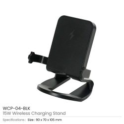 Desktop-Wireless-Charging-Stands-WCP-04-BLK-250x250-1.jpg Desktop Wireless Charging Stands 15W Fast Charging