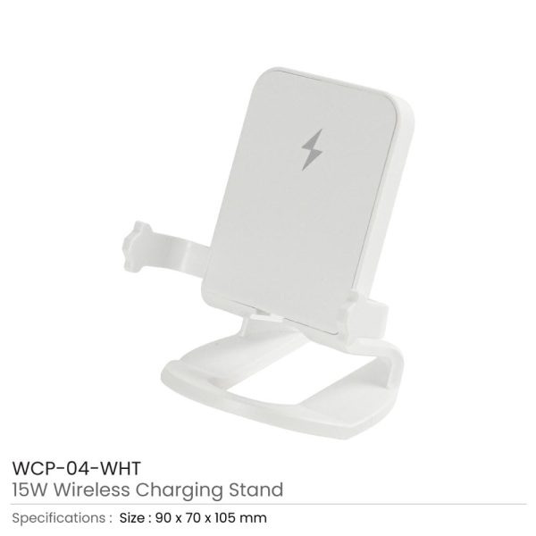 Desktop-Wireless-Charging-Stands-WCP-04-WHT-600x600-1.jpg Desktop Wireless Charging Stands 15W Fast Charging