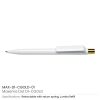 Dot Promotional Branded Pens with Gold Push Button