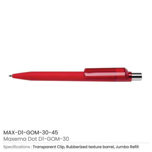 Dot Pens with Transparent Clip