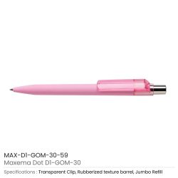 Dot Pens with Transparent Clip