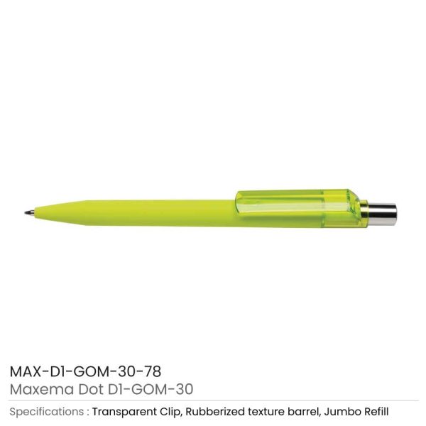 Dot Pens with Transparent Clip
