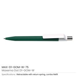 Dot-Pen-with-White-Clip-MAX-D1-GOM-W-75-250x250-1.jpg Dot Custom Printed Pens with White Clip