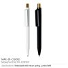 Dot Promotional Branded Pens with Gold Push Button