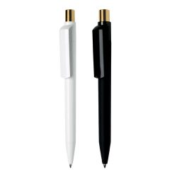 Dot Promotional Branded Pens with Gold Push Button