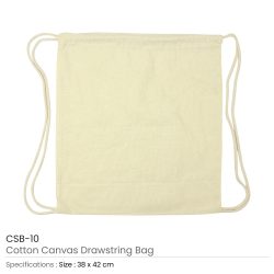 string bags | Cotton Canvas Drawstring Bags 145 GSM
