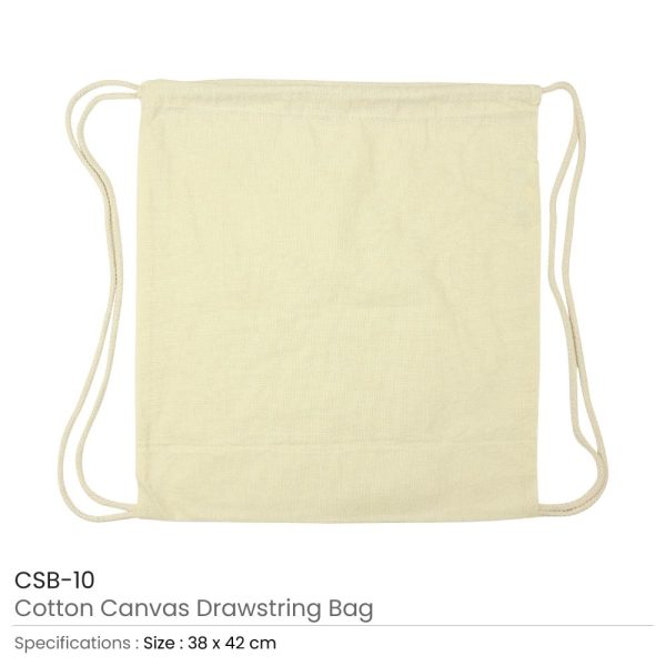 string bags | Cotton Canvas Drawstring Bags 145 GSM