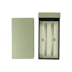 Dual Pen Box Slide to Open in Hard Cardboard Material For Pen Gift Sets