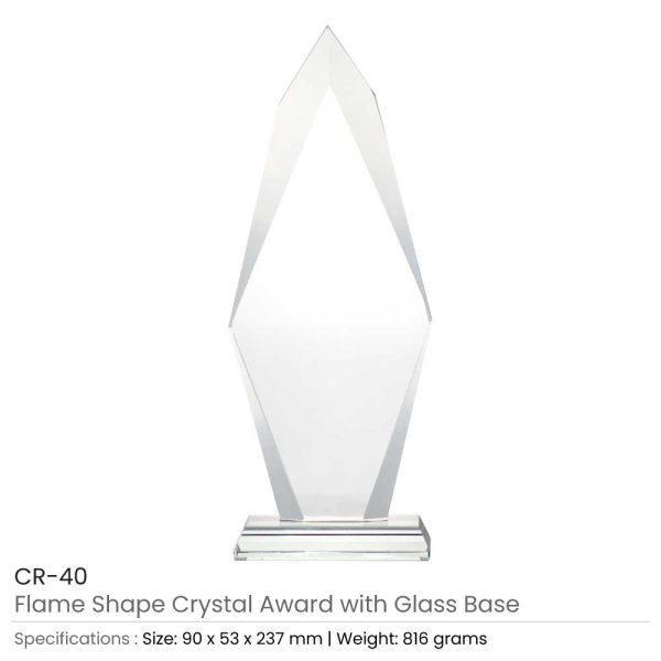 Flame-Shape-Crystal-Awards-CR-40-600x600-1.jpg Flame Shaped Crystal Awards with Glass base & Box