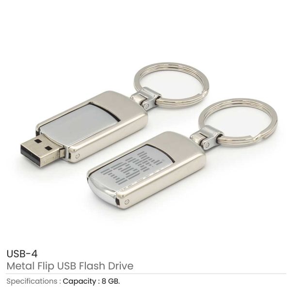 Flip Style Metal USB | Promotional Metal USB Drives