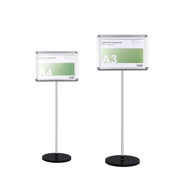 Exhibition Floor Sign Stands in A3 & A4 Size