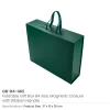 Foldable-Gift-Box-GB-B4-GRE-600x600-1.webp Foldable Gift Box with Magnetic Closure & Ribbon Handle