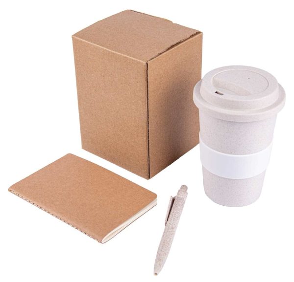 GSEN-681-KORGAN-Eco-Set-of-Mug KORGAN - Eco Set of Mug, FSC Notebook and Pen