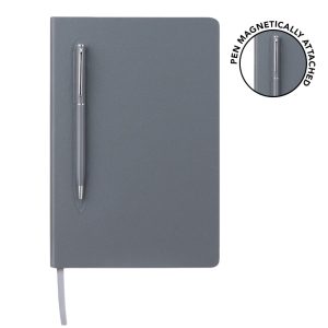 GSGL-302-CAMPINA-Giftology-A5-Hard-Cover-Notebook-with-Metal-Pen-Greyunique681739f CAMPINA - Giftology A5 Hard Cover Notebook with Metal Pen - Grey