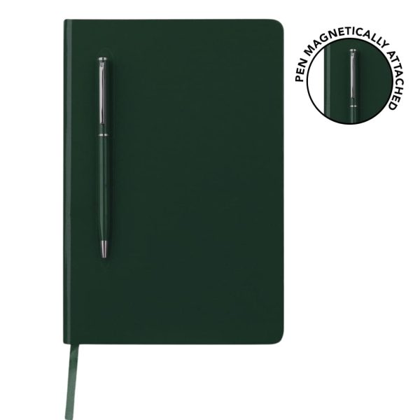 GSGL-304-CAMPINA-Giftology-A5-Hard-Cover-Notebook-with-Metal-Pen-Greenunique88863b5 CAMPINA - Giftology A5 Hard Cover Notebook with Metal Pen - Green
