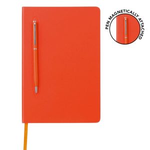 GSGL-306-CAMPINA-Giftology-A5-Hard-Cover-Notebook-with-Metal-Pen-Orangeunique88863b5 CAMPINA - Giftology A5 Hard Cover Notebook with Metal Pen - Orange