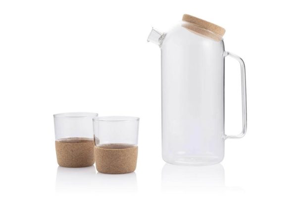 GSHL-3106-ZOSSEN-Hans-Larsen-Set-of-Glass-Carafe-with-2-Tumblersunique65465e6 ZOSSEN - Hans Larsen Set of Glass Carafe with 2 Tumblers