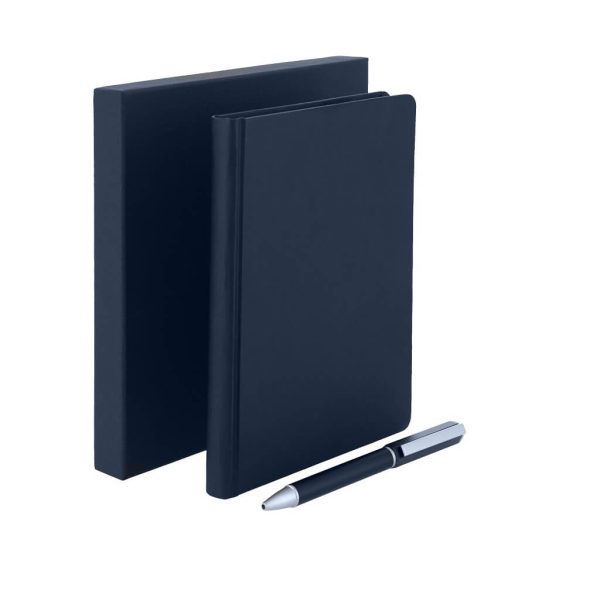 GSSN-404-TOMAR-SANTHOME-Set-Of-PU-Thermo-Notebook-And-Pen-Blueunique88863b5 TOMAR - SANTHOME Set Of PU Thermo Notebook And Pen - Blue