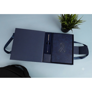 SAVVY - Premium Gift Set - Blue Corporate Gift Box