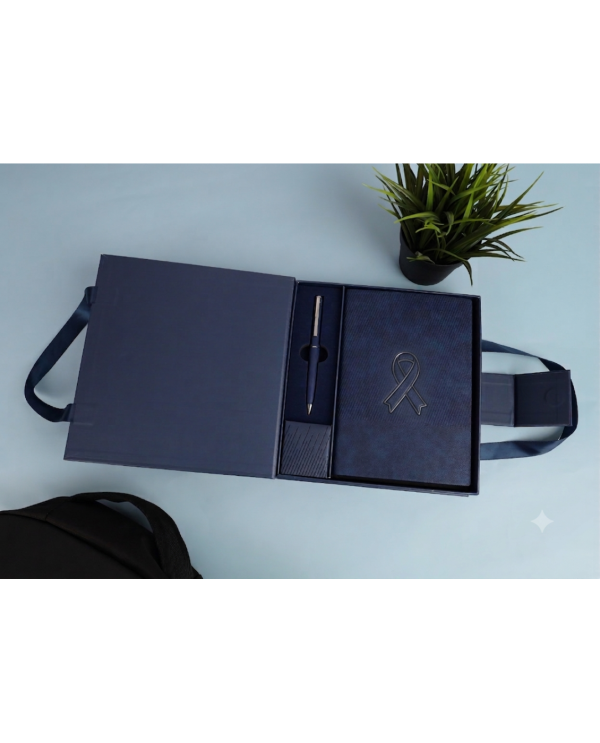 SAVVY - Premium Gift Set - Blue Corporate Gift Box