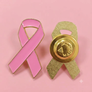 Breast Cancer Ribbon Badge