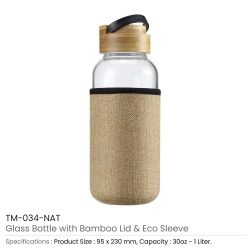 Glass Water Bottles