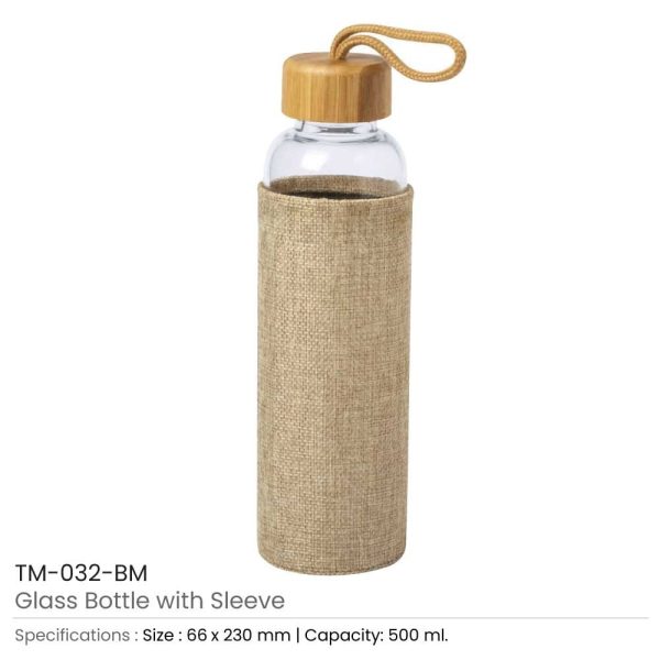 Corporate Promotional Item and Glass Bottle