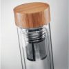 Flask in glass and bamboo UAE