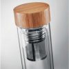 Flask in glass and bamboo UAE