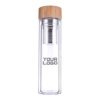 Flask in glass and bamboo UAE