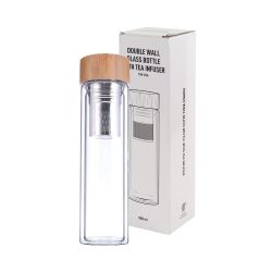 Flask in glass and bamboo UAE