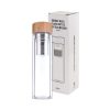Flask in glass and bamboo UAE