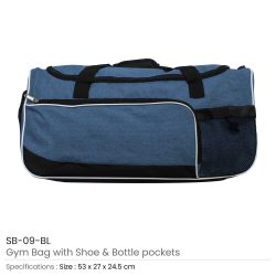 Gym Bags with Shoe and Bottle Pockets - Image 13