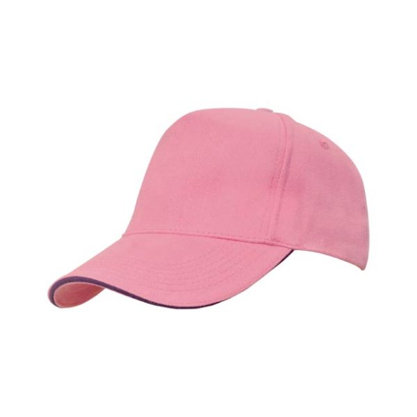 H-L-Cap-Pink-Purple-Hans-Larsen-Cotton-Cap-Pink-Purple-Sandwichunique88863b5 Hans Larsen Cotton Cap-Pink/Purple Sandwich