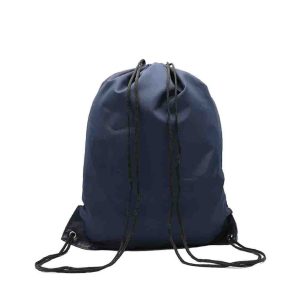 TWINE - Draw String Bag with Leather corner