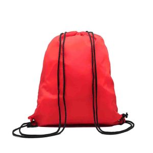 TWINE - Draw String Bag with Leather corner