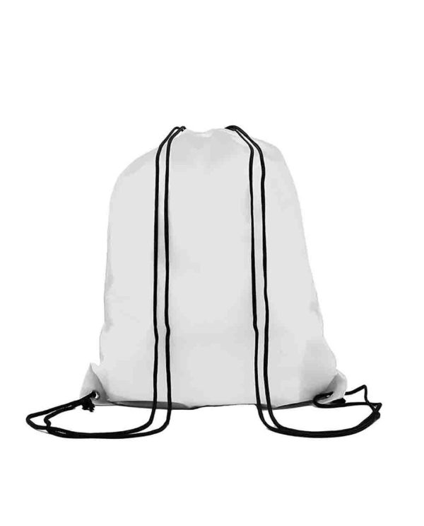 TWINE - Draw String Bag with Leather corner