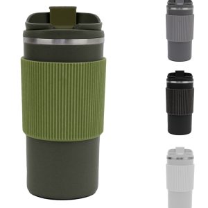 TELEIOS - Double Wall Corporate Tumbler with Silicon Grip