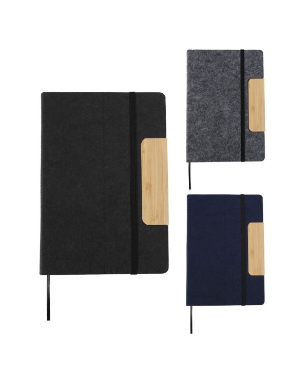 GAZETTE - Felt Bamboo Notebook