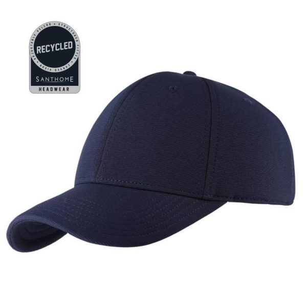 HWSN-503-TITAN-Santhome-Recycled-6-Panel-Adjustable-Cap-Navy-Blueunique8e49328 TITAN - Santhome Recycled 6 Panel Adjustable Cap - Navy Blue